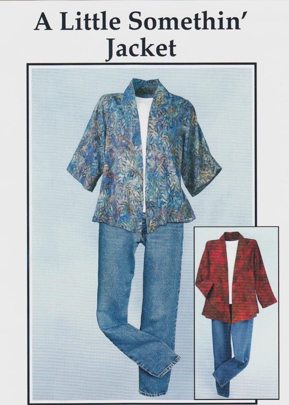 A Little Somethin Jacket - Sewing Pattern - Sizes 8 to 24 - By CNT Pattern Company