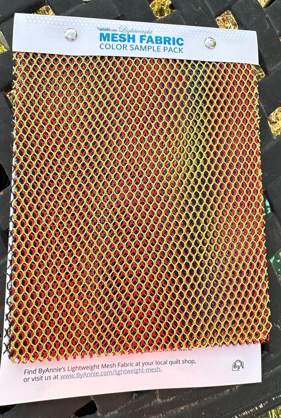 Mesh Sample Pack-14 colors - SUP209-14SAMPLE- One Sample of each color, to Match for best color