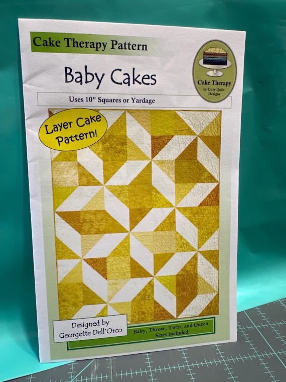 Baby Cakes Quilt Pattern, Layer Cake Therapy Pattern, By Cozy Quilts