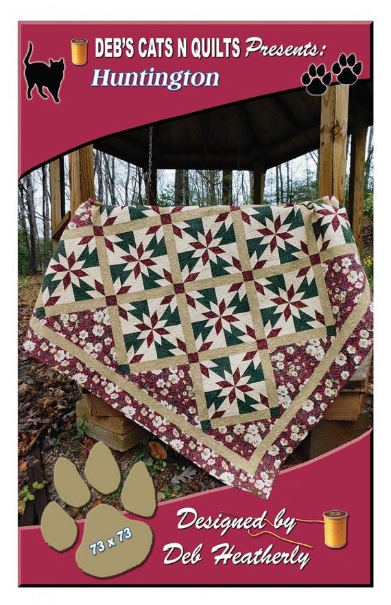 Huntington From Deb's Cats N Quilts Pattern, By  Deb  Heatherly, FB111324