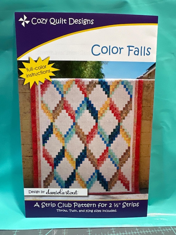 Color Falls, A Strip Club Quit Pattern, By Cozy Quilt Designs