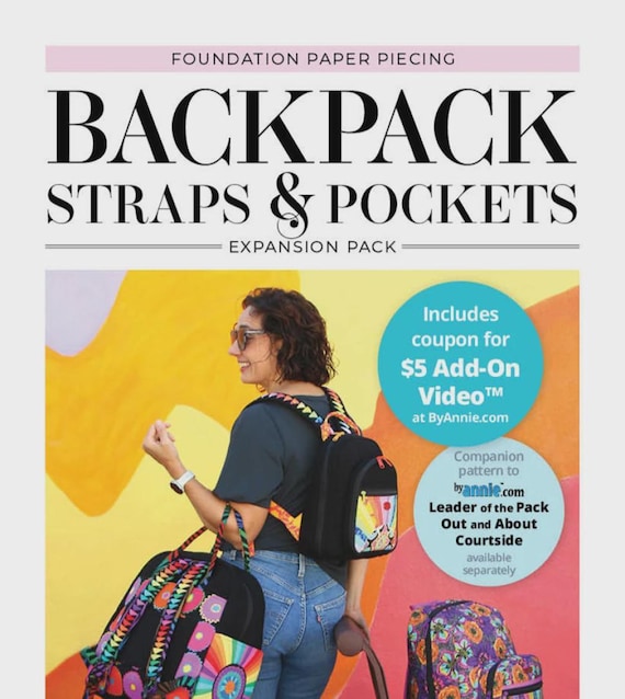 Backpack Straps and Pockets - FPP Expansion Pattern Pack (for ByAnnie patterns)