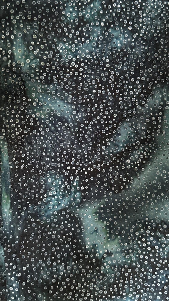 Hoffman Batik, Evening Sky Dotted 1895Watercolor Cotton Fabric By The H alf Yard