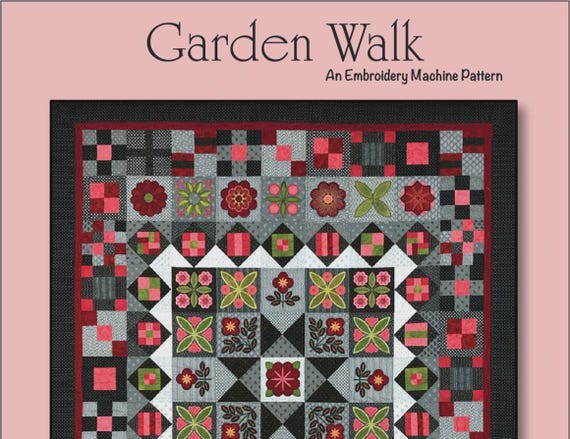 Garden Walk - An Embordery Machine Pattern -From Smith Street Designs