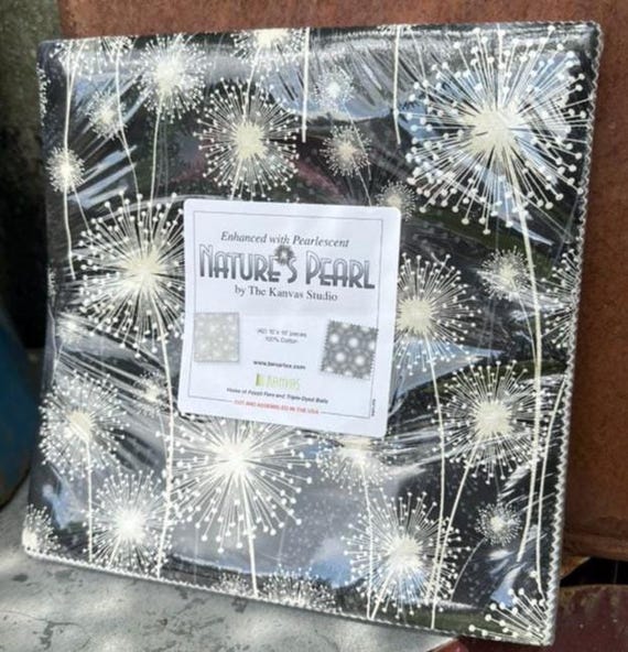 Natures Pearl- Enhanced with Pearlesent - 10" Squares/Layer Cake - By The Kanvas Studio