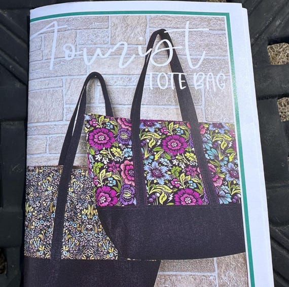 Tourist Tote- Bag Sewing Pattern -From Sew Many Creations -With OptionFor Pattern Add on