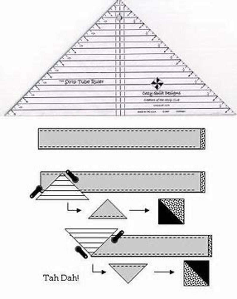 Strip Tube Junior Ruler by Cozy Quilt Designs - Etsy