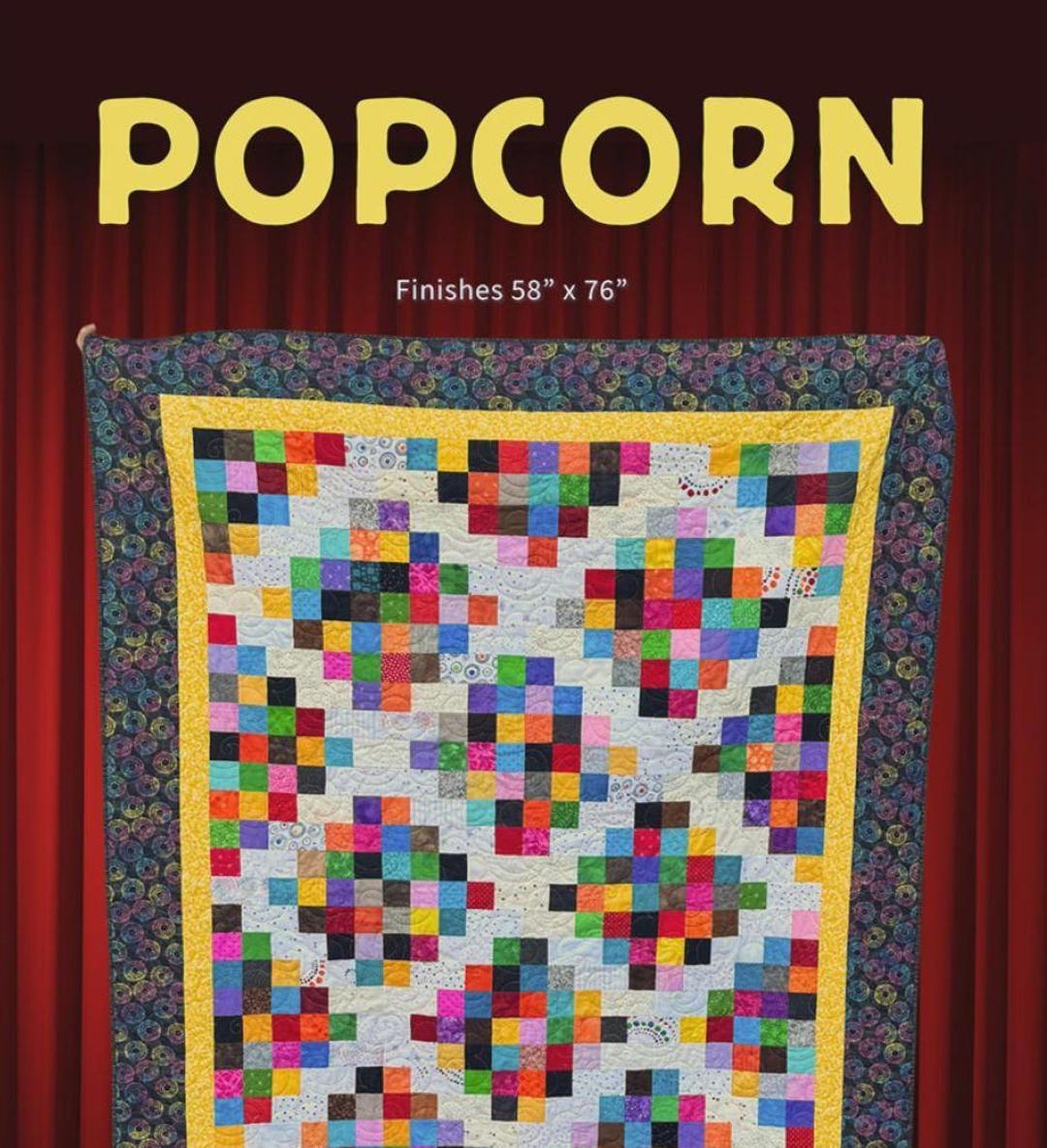 Popcorn-quilt Pattern - From My Beste Quilt Co (paper Pattern) - Etsy