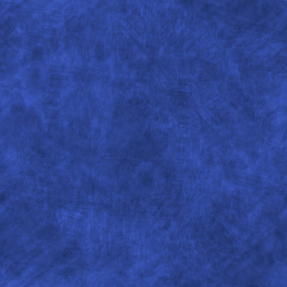 Grunge Paint- Royal Blue - Cotton  Fabric - by the Half Yard