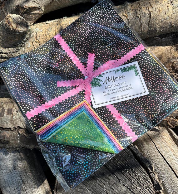 Hoffman Batik  Spectrum, Dot 10" Squares, 40 Pc Set