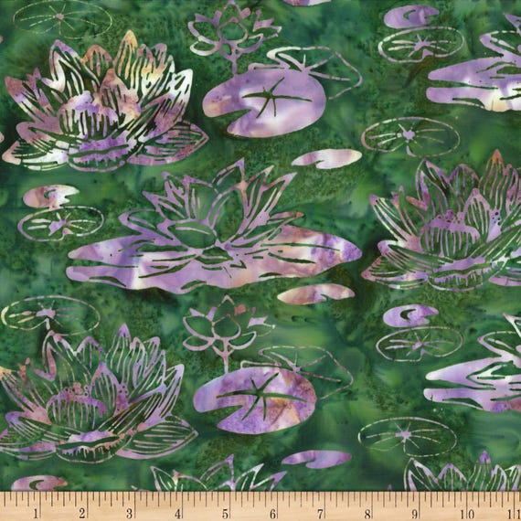 Meadow-Summer Zen Batiks-  by Hoffman California-DM8-170 - By The Half Yard