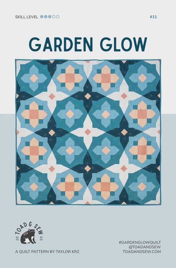 Garden Glow Quilt - Quilt Pattern - By Toad and Sew
