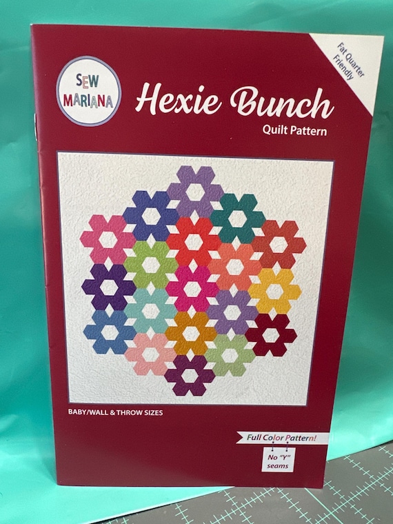 Hexie Bunch Quilt Pattern - No Y Seams - By Sew Mariana