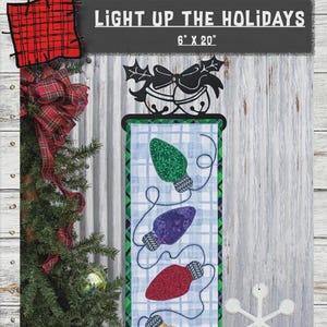Light Up the Holidays- Table Runner Quilt Pattern- From Patch Abilities (Paper Pattern)