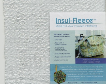 Insul-Fleece Insulated Interfacing -  1 Sheet Craft Pack 27in x 45in - From C & T Publishing