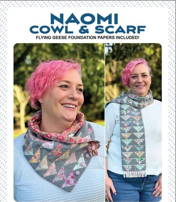 Naomi Cowl & Scarf- Sewing Pattern - From Creative Abundance