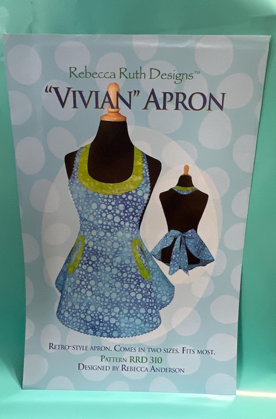 Vivian Apron Retro-Style Apron Pattern by Rebecca Ruth Designs