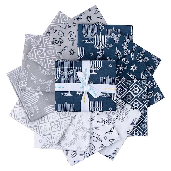 8 Nights, 8 Lights-12-piece Fat Quater bundle - By Riley Blake