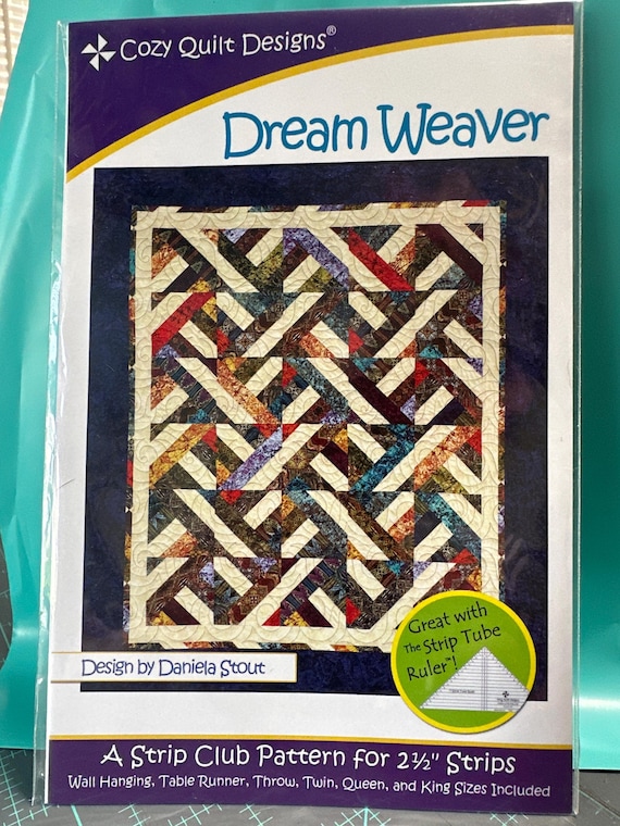Dream Weaver Quilt Pattern: 2.5" Strips, Cozy Quilt Designs