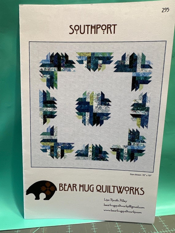 Southport Quilt Pattern Uses 1 pop. By Bear Hug Quiltworks