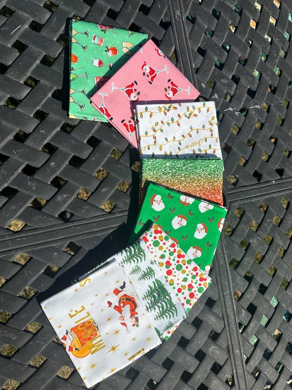 North Pole Social Club- 10" Squares -  42pcs/bundle- From Camelot Fabrics