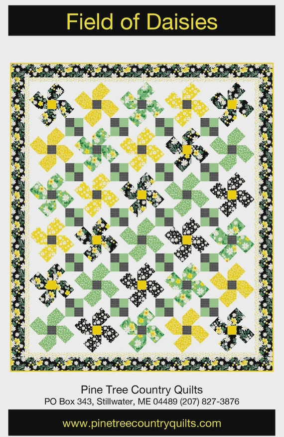 Field of Daisies - Quilt Pattern - By Pine Tree Country Quilts