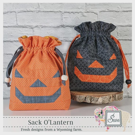 Sack O'Lantern- Quilting Patchwork Pattern- by Sewn Wyoming