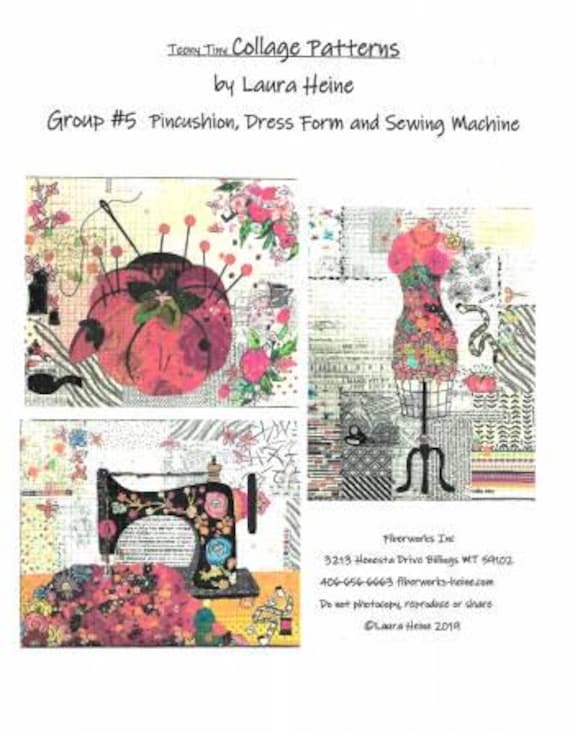 Laura Heine -Teeny Tiny Collage Pattern Group 5 - By Fireworks