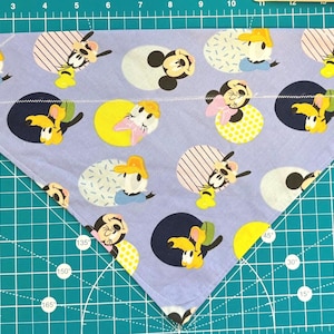 Mickey Mouse Dog Bandana – Disney Dog Bandana, Cute Cartoon Pet Scarf, Small to Large Dog Sizes