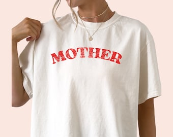 Mother T-shirt, gift for Mother’s Day, comfort colors shirt, graphic tee for moms, mama shirt, mother graphic t-shirt, oversized shirt