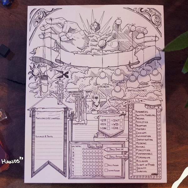Fate's Hands - Character sheet - D&D 5e
