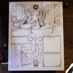 Healing Hands 5e Character Sheet
