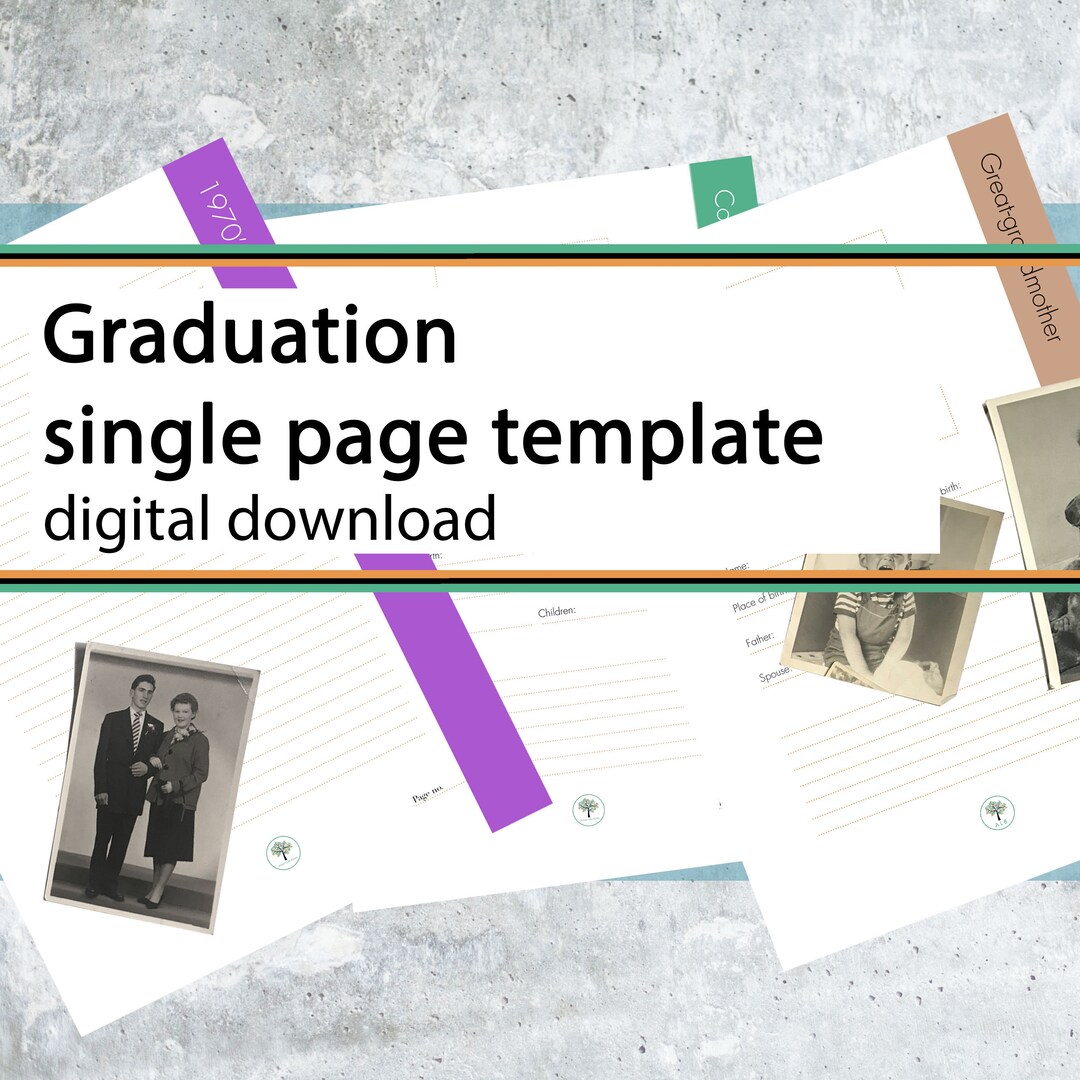 Pua Graduation.pdf Graduation PDF Page Digital Download Part of Artisan Life Books Luxury ...