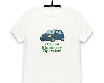Psych TV Show Shirt, Official Blueberry Operator Tee with Funny Pineapple Car Design, Gift For Psych Fans