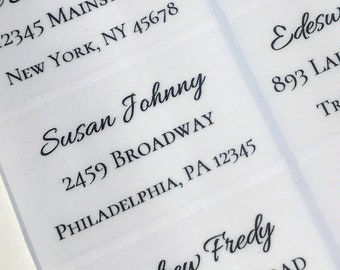 Guest Address Sticker / Wedding Invitation Address Label/ Individual Address Sticker/ Custom Guest Address Label/ Invitation Address Sticker