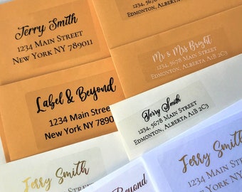 Return Address Label / Wedding Address Sticker/ Invitation Return Label/ Return Mailing Sticker/ Custom Return Mailing Label /Wedding Label