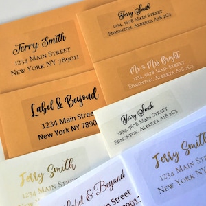 Return Address Label / Wedding Address Sticker/ Invitation Return Label/ Return Mailing Sticker/ Custom Return Mailing Label /Wedding Label
