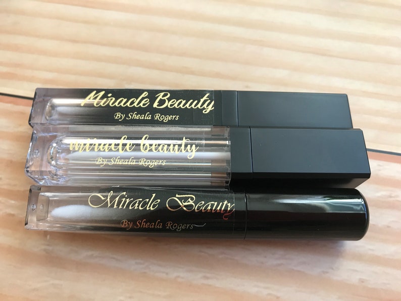 Clear Lipgloss Label / Cosmetic Label / Cosmetic Sticker / Etsy