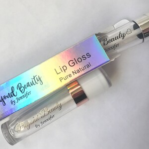 Personalized Lipgloss Box / Lipgloss Packaging Box Bundle / Holographic Lipgloss Box / Gold Lip Gloss Box Bundle / Lipgloss Packaging Box image 9