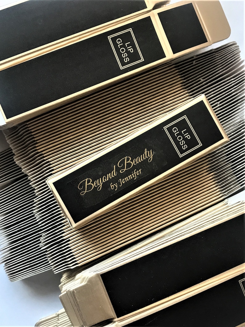 Clear Lipgloss Label / Cosmetic Label / Cosmetic Sticker / Etsy