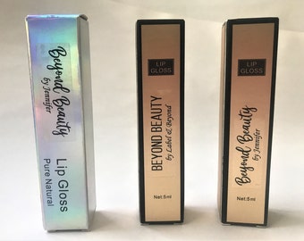 Caja de brillo de labios personalizada / Paquete de caja de embalaje de brillo de labios / Caja de brillo de labios holográfica / Paquete de caja de brillo de labios de oro / Caja de embalaje de brillo de labios