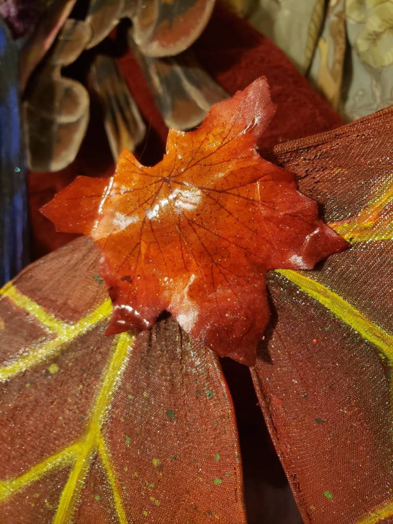 Autumn Maple Leaf Wings Wearable Wings With a Pinon Etsy