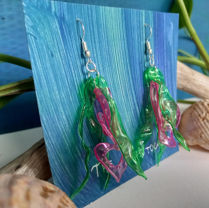 Hiding in the Kelp Earrings