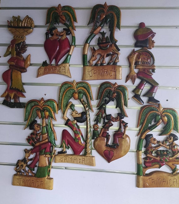 Hand Carved Wall Art Made in Jamaica Etsy