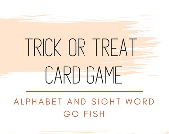 sight word go fish etsy