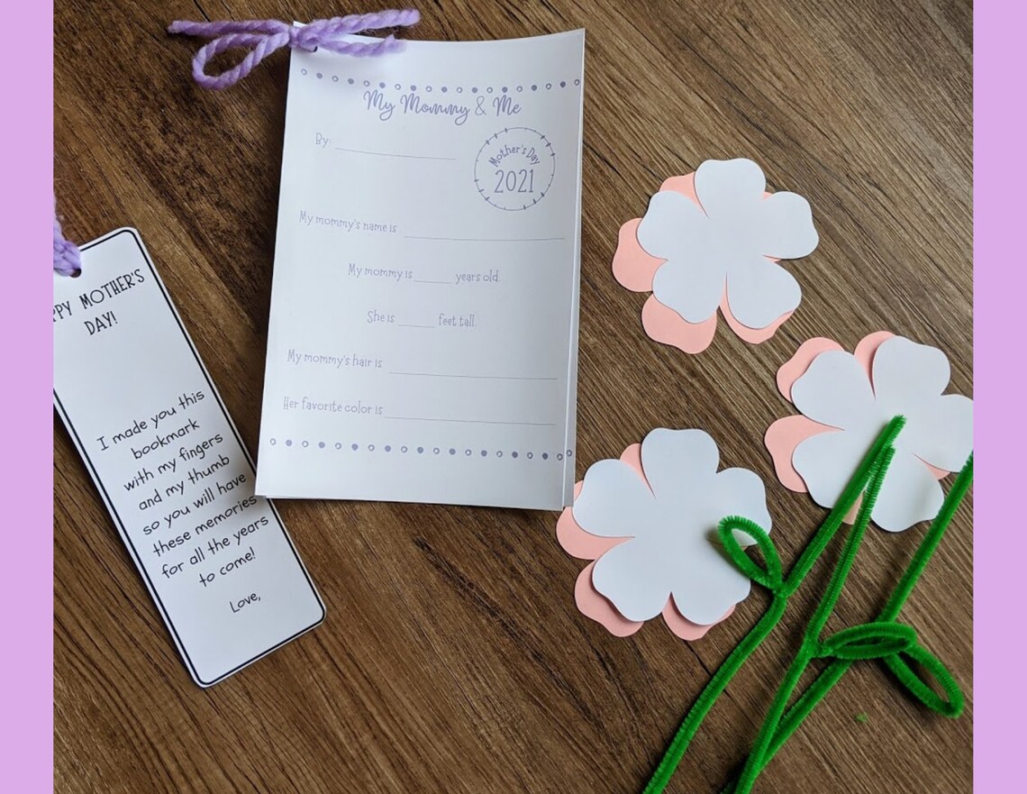 Mother's Day Gift Kit Toddler Mother's Day Kit Kids Etsy