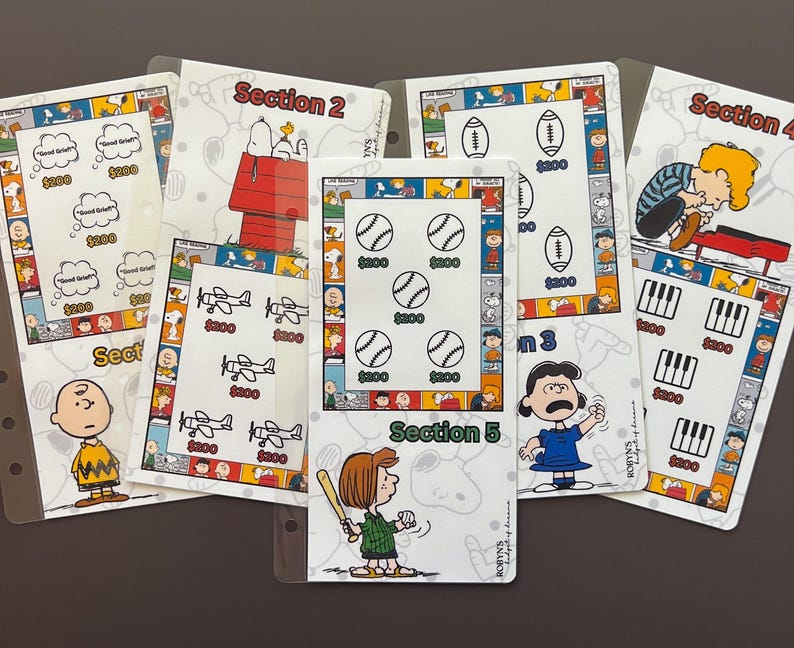 Peanuts Savings Challenge Binder | 10K 5K 3K bild 2