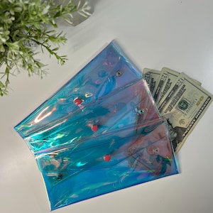 Money Bag | Cash Pouch | Holographic | Cash Envelope System