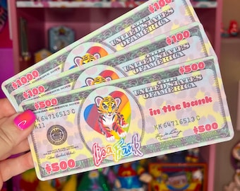 90s Retro Money Place Holders