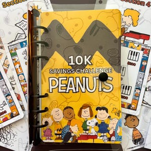 Peanuts Savings Challenge Binder | 10K 5K 3K